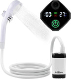 innhom Portable Shower Camping Shower Outdoor Camp Shower Pump, Electric Rechargeable Portable Camping Shower, Powered by Rechargeable Battery