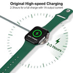 𝟐𝟎𝟐𝟔 𝐔𝐩𝐠𝐫𝐚𝐝𝐞𝐝 for Apple Watch Charger Magnetic Fast Charging Cable [2 in 1] Magnetic Wireless Charging Compatible with iWatch Series Ultra/10/9/8/7/6/SE/5/4/3/2-[3.3FT] Gray