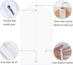Garment Bags, Set of 5 Lightweight 40 Inch Suit Bags with Full Stainless Steel Zipper, Garment Bags for Storage/Closet/Travel (24"x40")