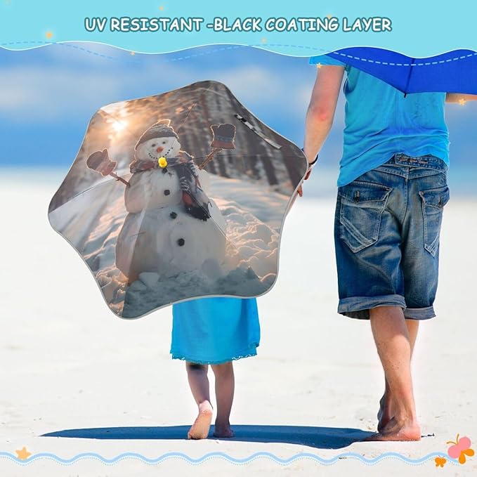 ALAZA Kids Umbrella Stick Umbrellas Cute Umbrella for Boys Girls Toddler UV/Sun Rain Windproof