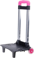 2 Backpack Trolley Aluminium Alloy Foldable Trolley Cart ' s Luggage Travel Hand Cart for Backpack Folda