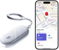 SwitchBot 130 dB Personal Safety Alarm for Women with Apple Find My APP, Extra-Loud Siren & Strobe Light, Waterproof Self Defense Keychain for Women, College Girls and Kids (White)