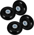 4 Sets Luggage Replacement Wheels - 2.7'' Silent Rubber Wheel Repair Set for Travel Suitcase - with Mounting Accessories Fits Most Standard Luggage Cases