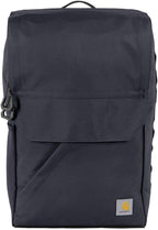 Carhartt 21L Top-Load Backpack, Durable Water Resistant Coated Canvas Base W/ 17" Laptop Sleeve, Bluestone