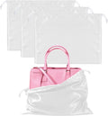 3 Pack Purse Dust Bags for Storage, Silk Dust Bags for Handbags, Dust Covers With Drawstring for Purse Shoes Boots