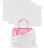 3 Pack Purse Dust Bags for Storage, Silk Dust Bags for Handbags, Dust Covers With Drawstring for Purse Shoes Boots