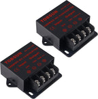 2 Pack DC 24V to DC 12V 10A 120W Step Down Buck Converter Voltage Regulator Reducer Power Converter Mini Module Transformer for Golf Cart Club Car
