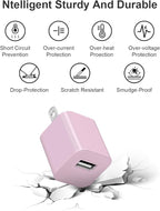 Fast Charger for Apple Watch Charger, Magnetic iWatch Charger to USB A Cable 3.3FT with USB A Wall Plug Adapter for Apple iWatch Series Ultra/10/9/8/7/6/SE/5/4/3/2 (Pink)