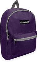 Everest 1045K Basic Backpack, 15", Eggplant Purple