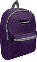 Everest 1045K Basic Backpack, 15", Eggplant Purple
