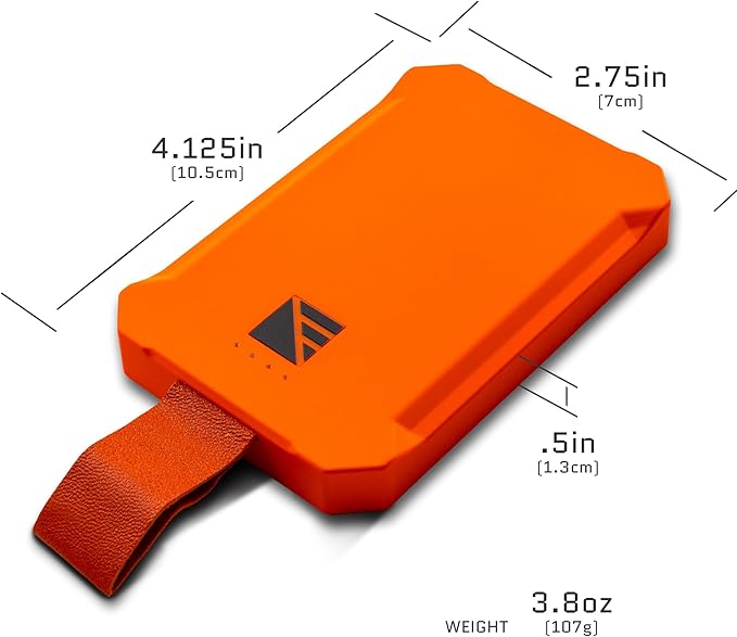 Dark Energy Poseidon Nano Portable Charger | 3,000mAh | Wireless, Pocket-Sized, Rugged Power Bank Compatible with MagSafe with Additional Fast Charging 12W USB-C Output