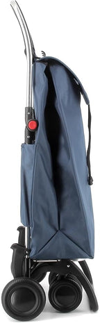 Rolser I-Max MF 4 Wheel 2 Swivelling Foldable Shopping Trolley - Denim