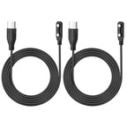USB C for Smart Watch Charger Cable 2 Pin Cord,Replacement Charger for Smart Watch, Fitness Tracker, Charger Contact pin spacing Compatible 4mm (2)