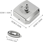 304 Stainless Steel Retractable Clothesline with Adjustable Rope String for Hanging Drying Shower Room(Sliver Square)