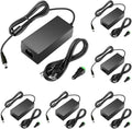 SHNITPWR 12V DC Power Supply 5A 60W AC/DC Adapter 100~240V AC to DC 12 Volt 5 Amp 4.7A 4.5A 4A 3.5A 3A Converter Transformer LED Driver 5.5x2.5mm for 12 Vdc LED Lights CCTV Camera LCD Monitor, 6-Pack