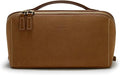 EACHY Travel Makeup Bag, Large Capacity Cosmetic Bag for Women, Waterproof PU Leather, Flat Open Portable Toiletry Bag for Skincare, Brushes & Travel Essentials