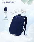 ECOHUB 17" Laptop Backpacks with Laptop Compartment Work Backpack Women Lightweight & Water Resistant Travel Backpack, Blue