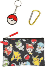 Pokémon Half Poké Ball & Character Print 5-Piece Duffel Bag Set