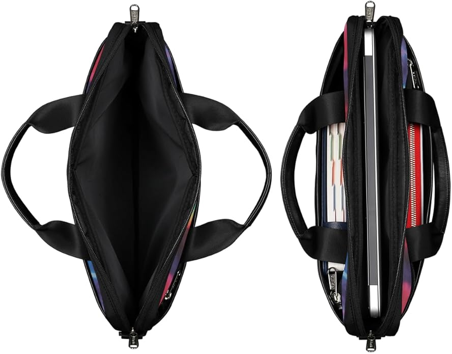 Laptop Shoulder Bag for Women Men, Waterproof Computer Case Messenger Bag Briefcase for Business Office Travel