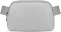 JSJ Mini Fanny Pack for Women & Men,Valentines Day Gifts for Girls Teens Kids Daughter Sister Her,Trendy Stuff Crossbody Bags Cute Everywhere Belt Bags. (Gray)