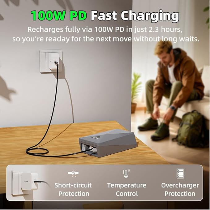 XTAR-Link MP158 Portable Power Bank for Starlink Mini,Run Your Starlink Mini for up to 8 Hours