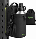 kyrra. Magnetic Gym Bag with Water Bottle Holder Crossbody Bag Strong Magnetic Attachment Fits 40oz Bottles Phone Pocket & Bonus Pouch Gym Accessories for Men and Women