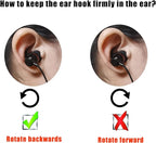 Sports Earbud Stabilizers Fins Wing Noise Isolation Replacement Eartips Adapters for in Ear Earphones 4mm to 6mm Nozzle Attachment 3 Pairs Left and Right (White)