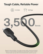 Belkin MagSafe Power Bank 5,000mAh, Ultra-Slim Qi2 15W Certified Magnetic Back Supports MagSafe Accessories On-the-Go, Wireless Battery Pack w/USB C Cable for iPhone 17, Pixel 10, Travel - Black