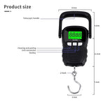 Luggage Weight Scale, Handheld Scale 50kg/5g Hanging Hook Digital Scale LCD Backlight Electronic Weighting for Travel Luggage Weighting,for Travel