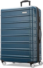 Samsonite Omni 2 Hardside 2 Piece Set - Includes Global Carry-On & Large Checked Suitcases - 360° Dual Spinner Wheels - Integrated TSA Lock & Expansion - Amazon Exclusive - Nova Teal