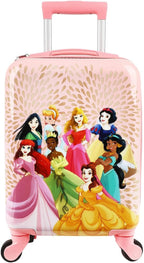 Disney Princess Character Art 2-Pack Backpack and 18" Luggage Set