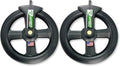 EVERLAST Clothesline Pulley (5-Inch wheel, 2-Pack) for Outdoor Laundry Systems, Heavy-Duty Weatherproof Clothesline Hardware, Smooth Line Movement, Replacement Pulley, Made in USA Since 1955 Model #40