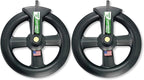 EVERLAST Clothesline Pulley (5-Inch wheel, 2-Pack) for Outdoor Laundry Systems, Heavy-Duty Weatherproof Clothesline Hardware, Smooth Line Movement, Replacement Pulley, Made in USA Since 1955 Model #40