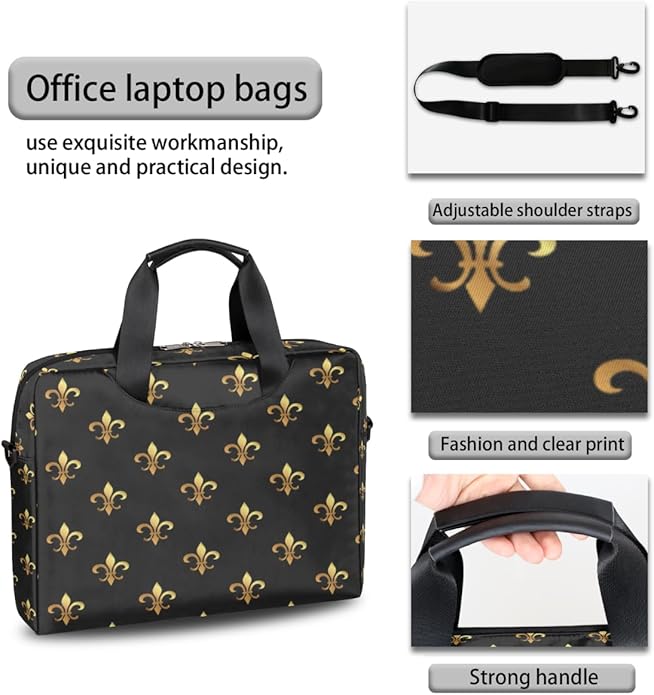 Cute Laptop Shoulder Bag for Women Men, Computer Laptop Bag Laptop Sleeve Case Laptop Satchel Briefcase Carrying Bag QA-1