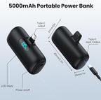 [2 Pack]Small Portable Charger for iPhone 17/16/15 Series,5000mAh 3A PD USB C Power Bank, Mini Travel Essentials Battery Pack for iPhone 17/17 Pro/16/16 Plus/16 Pro/15 Pro Max,Samsung,Android/LG etc