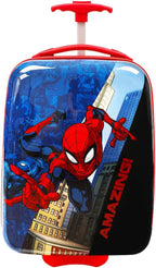Bioworld Spider-Man Amazing Web-Swinging Blue & Red 16.5" Rolling Luggage