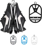 Shoe Holster For Backpack with Clip Hanger. Footwear Holder with Clip for Sneakers, Cleats, Bowling, Soccer, Basket, Football. For Travel, Outdoors, Sports & Space Saving