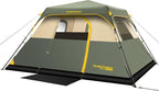 FanttikOutdoor Camping Tent 4/6/8/10 Person Instant Cabin Tent Setup in 60 Seconds with Rainfly & Windproof Portable with Carry Bag for Family Camping & Hiking, Upgraded Ventilation, Navy Blue