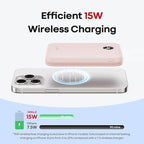 iWALK Magnetic Power Bank 10000mAh, 30W Wireless Portable Charger with Fast Charging USB-C Cable,Qi2 Certified 15W Battery Pack with LED Display for iPhone 17/16/16 Pro/15/14/13 Series, Samsung Galaxy