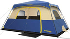 FanttikOutdoor Camping Tent 4/6/8/10 Person Instant Cabin Tent Setup in 60 Seconds with Rainfly & Windproof Portable with Carry Bag for Family Camping & Hiking, Upgraded Ventilation, Navy Blue