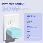 iPhone 17 16 15 Charger Fast Charging,2Pack 20W Apple iPad USB C Wall Chrager Block with 6FT USB C to C Cable for iPhone 17/Pro/Pro Max/17 Air/ 16/16 Pro/16 Pro Max/15/Plus/Pro/Pro Max (Green)