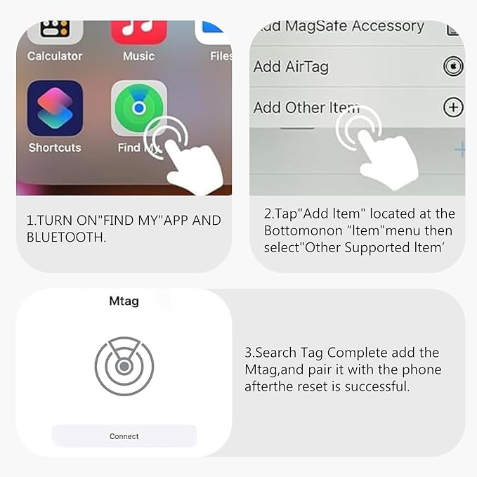 Mini Hidden GPS Tracker for Vehicles – Magnetic Waterproof Real‑Time Locator – Apple Find My Compatible, No Monthly Fee, Long Battery Life – Cars, Pets, Kids, Assets