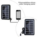 Lightweight 10W Solar Panel Charging USB Port High Efficiency Solar Module For Outdoor Activity & Mobile Charging