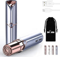Facial Hair Removal for Women, Electric Painless Facial Hair Remover for Face, Chin, Lip with a Velvet Bag