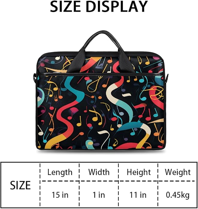 Laptop Shoulder Bag for Women Men, Waterproof Computer Case Messenger Bag Briefcase for Business Office Travel