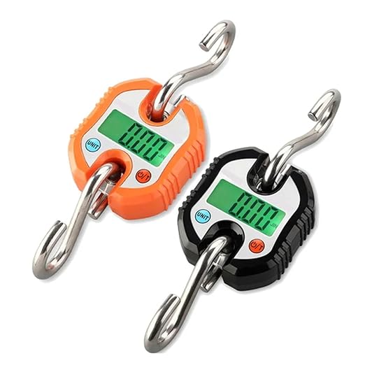 Luggage Weight Scale, Electronic Scale, LCD Backlight, Maximum Weight 150kg Mini Scale,for Travel(Black)