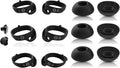 6 Pairs Replacement Ear Tips for Bose QuietComfort Ultra Earbuds (2023) & Bose QuietComfort Earbuds II (2022) - Anti-Slip Silicone Wingtip Covers Eartip-Black