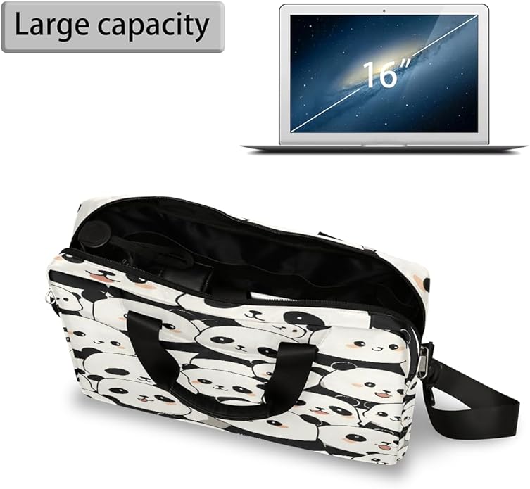 Cute Laptop Shoulder Bag for Women Men, Computer Laptop Bag Laptop Sleeve Case Laptop Satchel Briefcase Carrying Bag QA-1