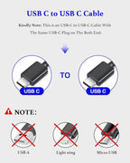 25W Type C Charger Fast Charging 10 ft, USB C Charger Block & Android Phone Chargers Cord 10 Foot for Galaxy S25 Ultra/S25/S25+/S24 Ultra/S24/S24+/S23/S22 Ultra