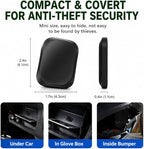 GPS Tracker for Vehicles(iOS Only),Magnetic Waterproof Car Tracker, No Monthly fees, Mini Portable GPS Tracker for Cars, Trucks, Motorcycle, Anti-Theft